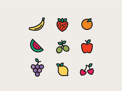 Ripen Up: Digesting Spiritual Fruits - Icon Design design icon icons illustration illustrator logo minimal vector
