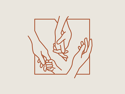Hands Icon for Emma Bauso Photography adobe illustrator icon icon design illustration illustrator