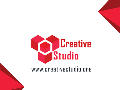 My Business Card card creativestudio logo red