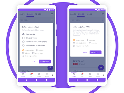 Daily Task Details android checkbox details habitica mobile redesign to do ui
