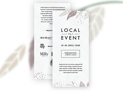 Invitation for local event