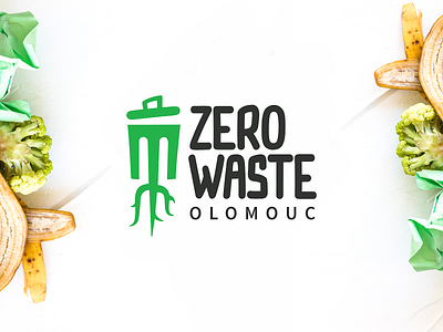 Zero Waste Olomouc design event logo logotype zerowaste