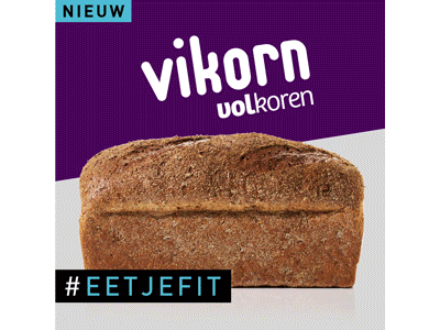 Vikorn Volkoren 2d after effects animation bakery branding bread design gif illustration logo marketing motion graphic spsstudio spsstudionl