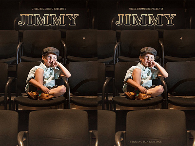 Jimmy child children design expressive illustration jimmy movie photography poster short film typography