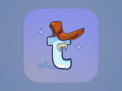 Tumblr App Icon - Trucker app art cartoon design expressive graphic design hat icon illustration logo playoff redesign truck trucker tumblr typography