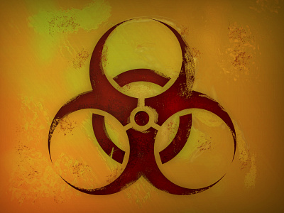 Radioactive ahs apocalypse death design end of world logo logodesign ocean radioactive radiotive texture work