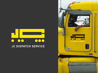 JC Dispatch Service brand design identity logo