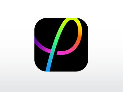 Procreate App Icon app design icon logo minimal vector