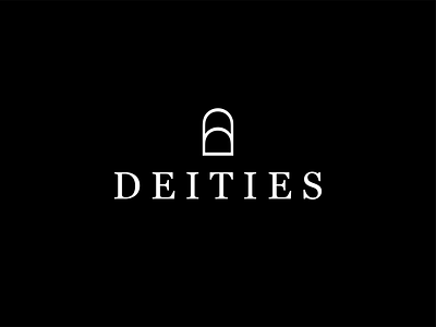 Deities Fashion Logo brand design brand identity branding dailylogochallenge dailylogodesign design fashion icon identity logo luxury minimal