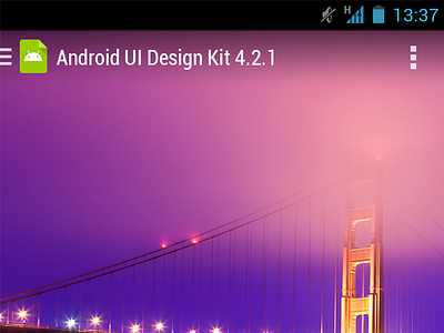 Android UI Design Kit for Photoshop 4.2.1