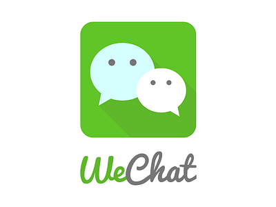 WeChat Flat Icon flat icon