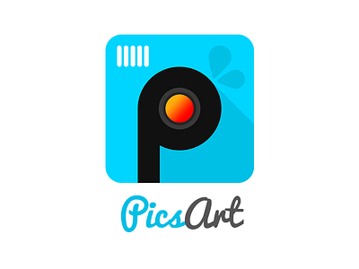PicsArt Flat Icon