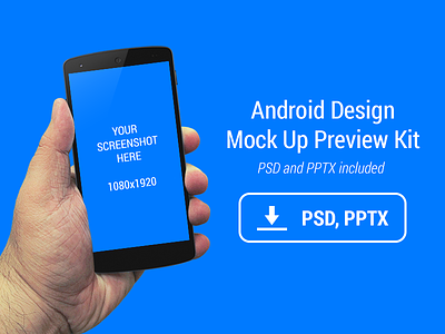 Android Design Mock Up Preview Kit