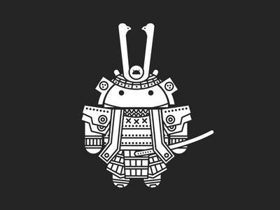 Animated Android Samurai