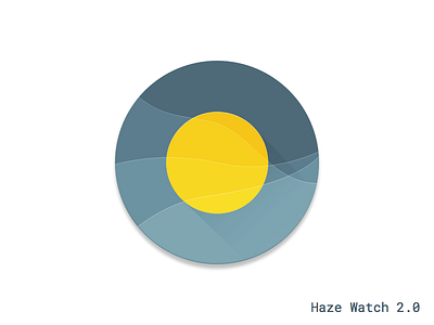 Haze Watch 2.0 Launcher Icon icon material design
