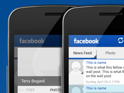 Facebook For Android android facebook ice cream sandwich jelly bean