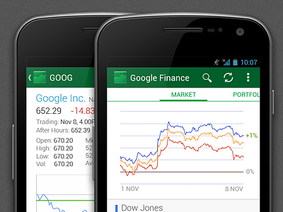 Google Finance Redesigned