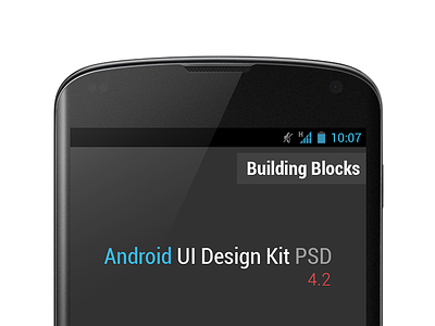 Android UI Design Kit PSD 4.2
