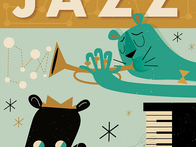 Be Bop Jazz illustration