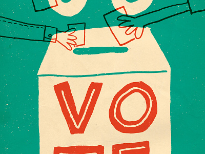 Go Vote govote illustration vintage