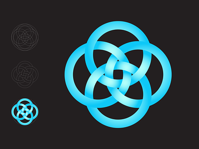 Ring of Circles Logo branding design design gradient color gradient design gradient logo icon illustration logo logo design logodesign vector