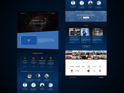 Artificial Intelligence Event Web Design artificial intelligence event ui ux web design