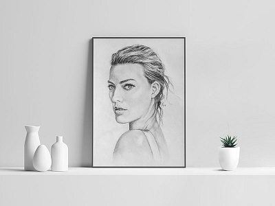 Woman portrait №1 blackwhite draw drawing minimal minimalism minimalist minimalistic painting sketch sketching wall 🌵