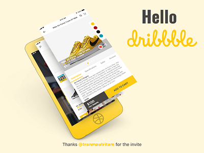 Hello Dribbble | Hello 2018 | First Shot dribbble firstshot hello2018