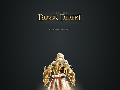 Black Desert Online | Redesign Concepts appui design designapp firstshot game game design redesign concept uidesign web