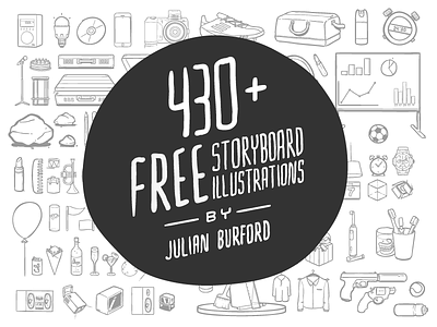 430+ FREE storyboard illustrations