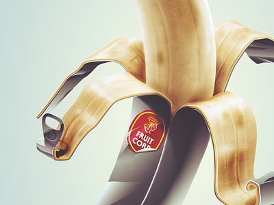 Fruit Corp - Banana banana can food fruit industry metal opener tin