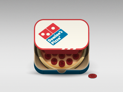 Dominos Pizza app dominos food icon illustration pizza