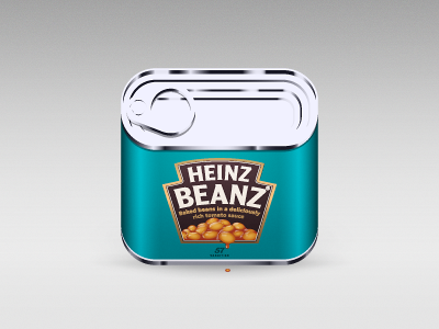 Heinz Beanz beans can food heinz icon illustration