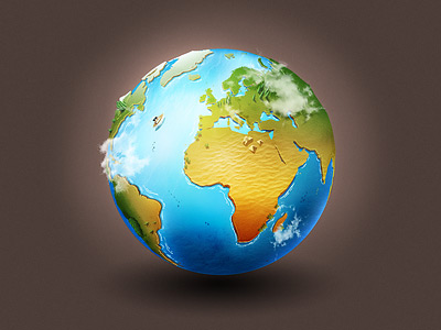 Earth afrika america earth europe globe ocean