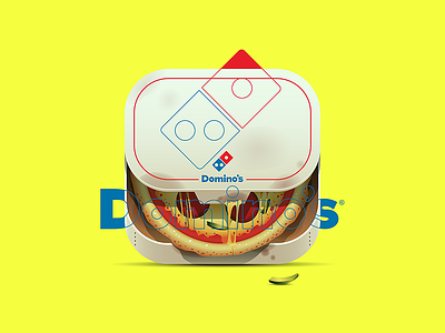 Domino's Pizza (2015) app cheese icon pepperoni pizza