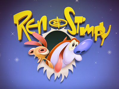 Ren & Stimpy cartoon illustration nostalgia ren show stimpy