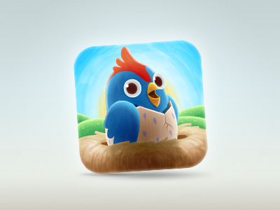 Lil Birds app bird egg happy icon iphone nest