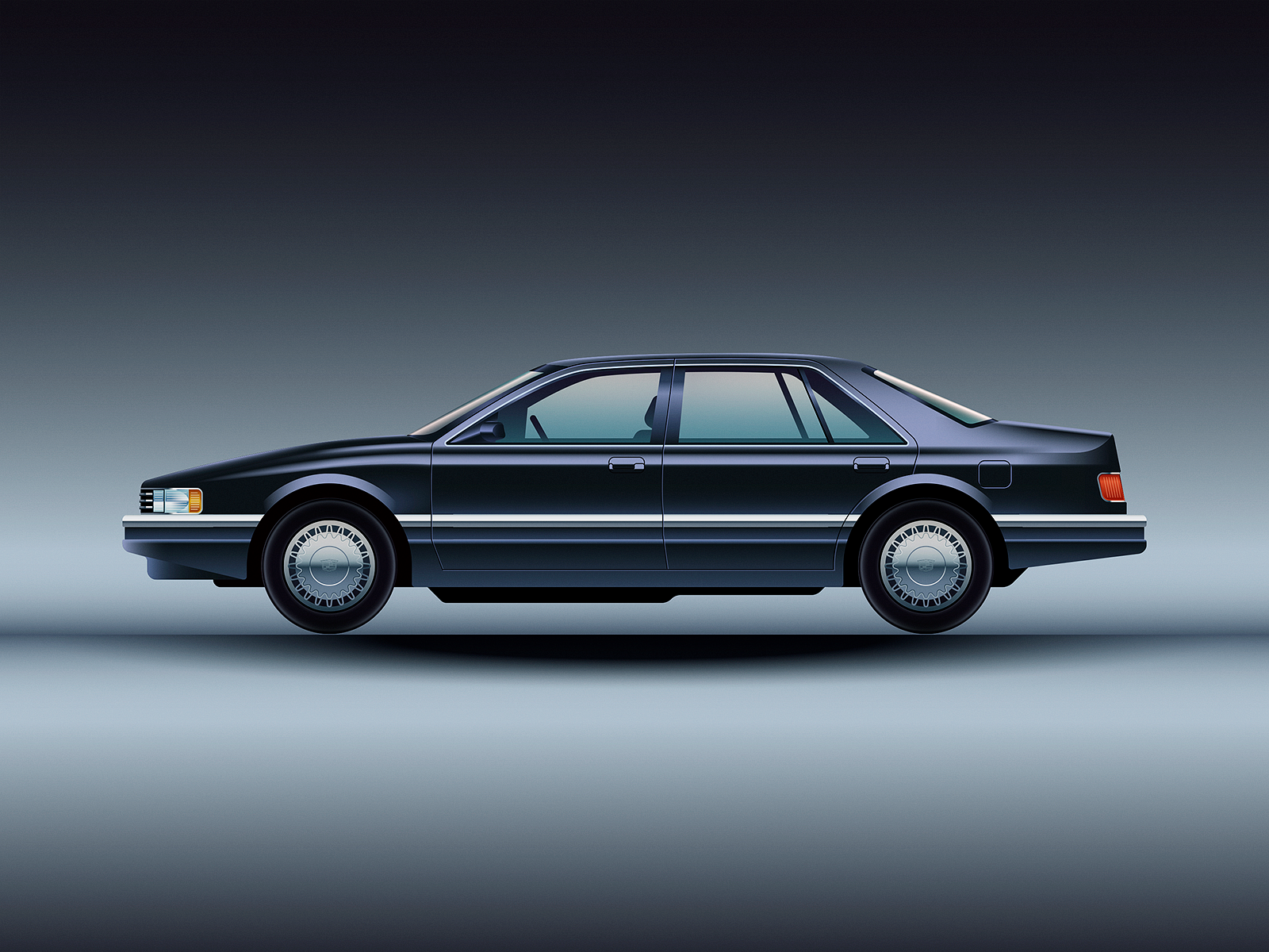 1992 Cadillac Seville designed by Julian Burford. 