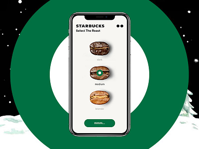 Starbucks app / Concept / Select The Roast