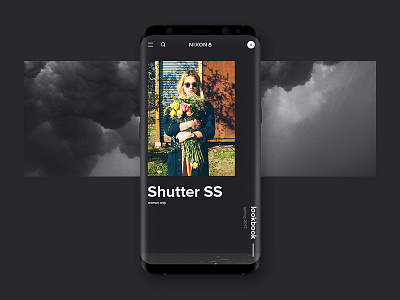 NIXON web site / Concept / Lookbook concept fashion flowers grid mobile shop ui ux watches woman