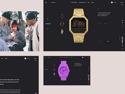 NIXON web site / Concept