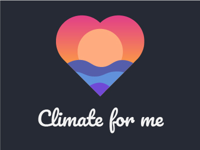 Climate For Me logo sun climate weather icon logo