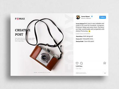 Social Media Post Design branding creative creative design design digital art facebook facebook ads instagram instagram ads instagram design minimal modern typography