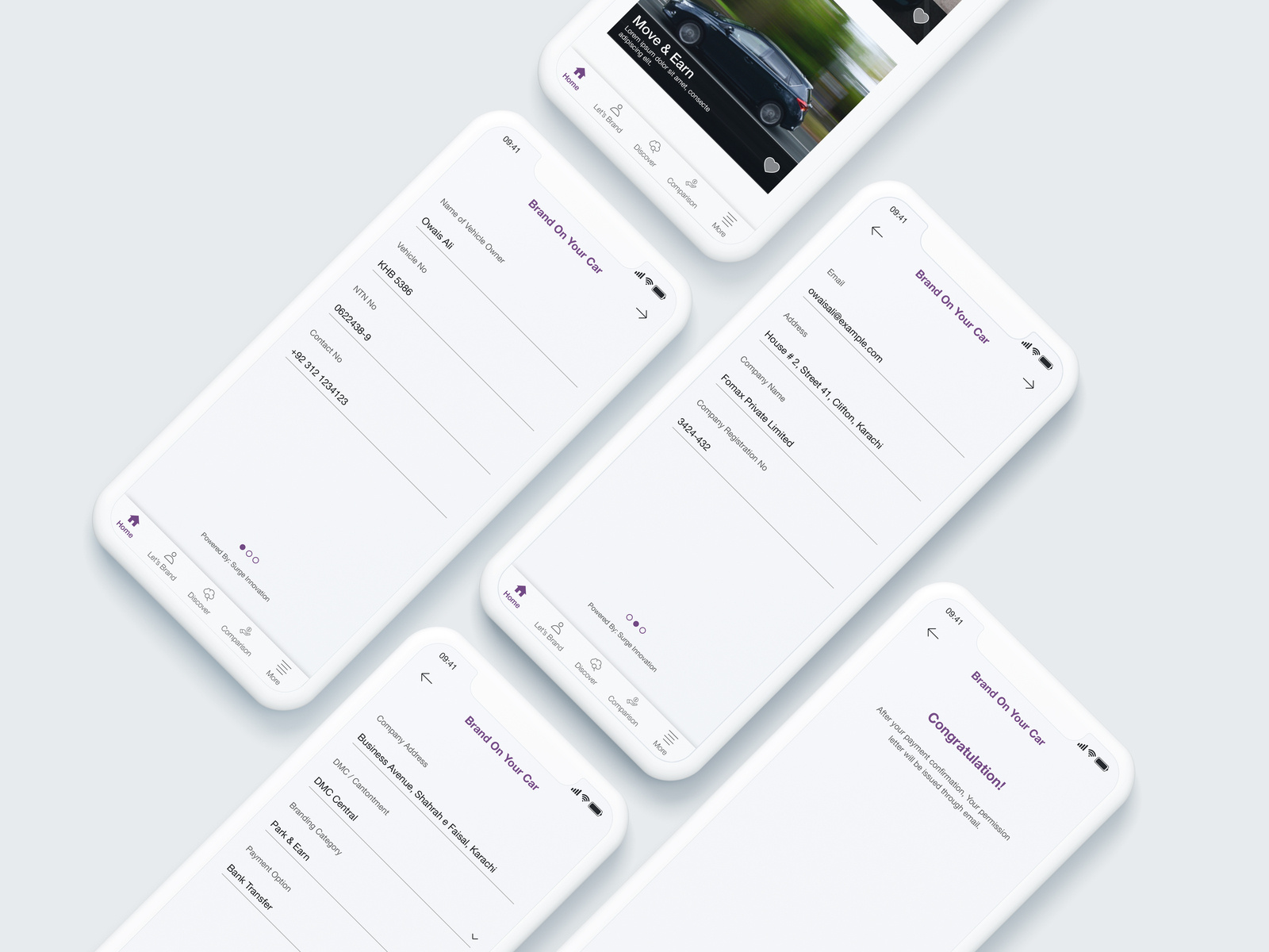 Minimal App Design by Usama Wajeeh on Dribbble