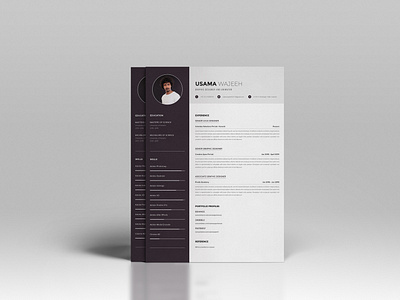 Resume/CV and Coverletter creative design cv cv design cv resume cv resume template cv template design illustrator modern resume resume clean resume cv resume design resume template template typography vector