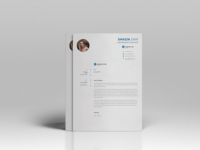 Resume/CV and Coverletter creative design cv cv clean cv design cv resume cv resume template cv template design illustration illustrator modern resume resume clean resume cv resume design resume template typography vector