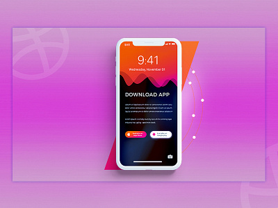 App Download Screen Concept -App UI kit