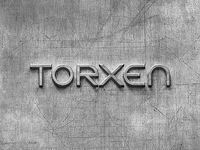 Torxen Branding brand branding concrete custom face font logo logotype torxen type typeface