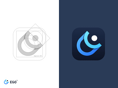 Ego Logo app branding icon identity ios logo safety value