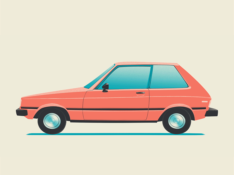 Vroom Vroom motion driving car aftereffects animation motion graphic graphic illustration